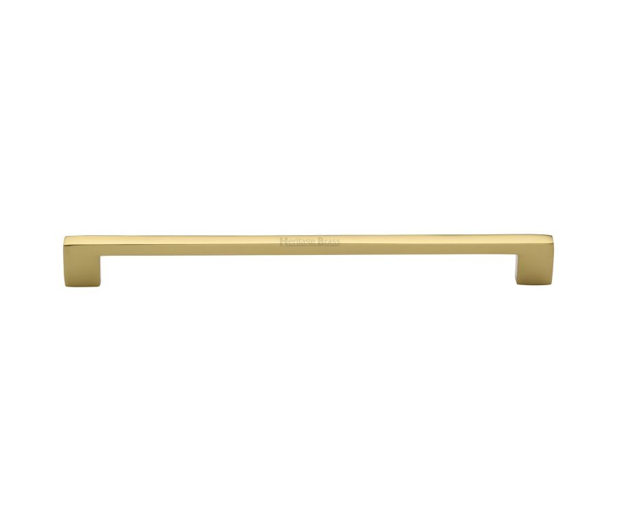 Heritage Brass Polished Brass Metro Cabinet Pull Handle 256mm