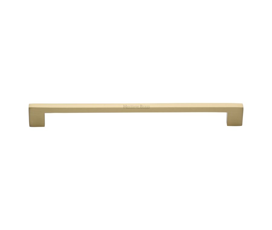 Heritage Brass Satin Brass Metro Cabinet Pull Handle 256mm