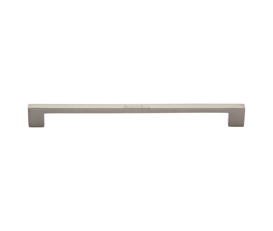 Heritage Brass Satin Nickel Metro Cabinet Pull Handle 256mm