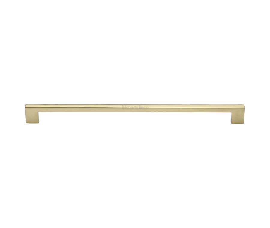 Heritage Brass Polished Brass Metro Cabinet Pull Handle 320mm