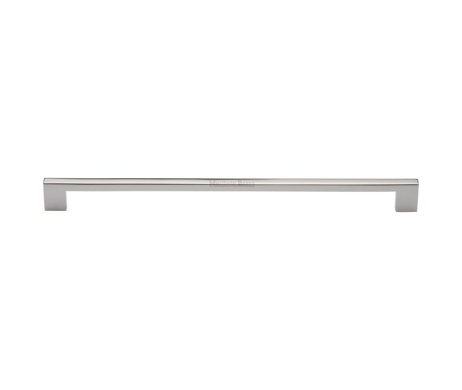 Heritage Brass Polished Nickel Finish Metro Cabinet Pull Handle 320mm