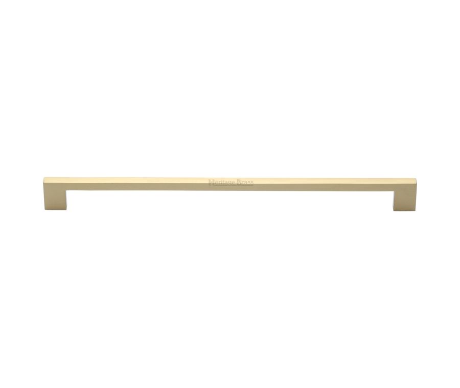 Heritage Brass Satin Brass Metro Cabinet Pull Handle 320mm