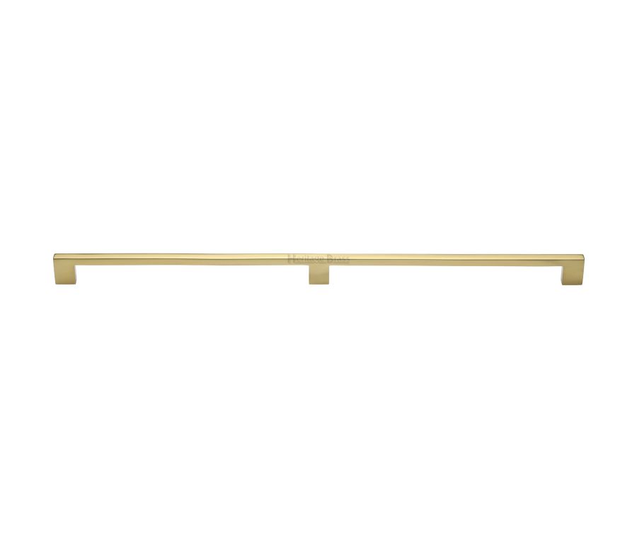 Heritage Brass Polished Brass Metro Cabinet Pull Handle 480mm