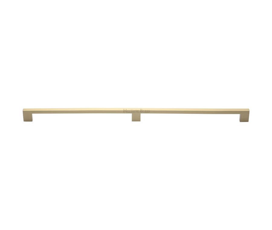Heritage Brass Satin Brass Metro Cabinet Pull Handle 480mm