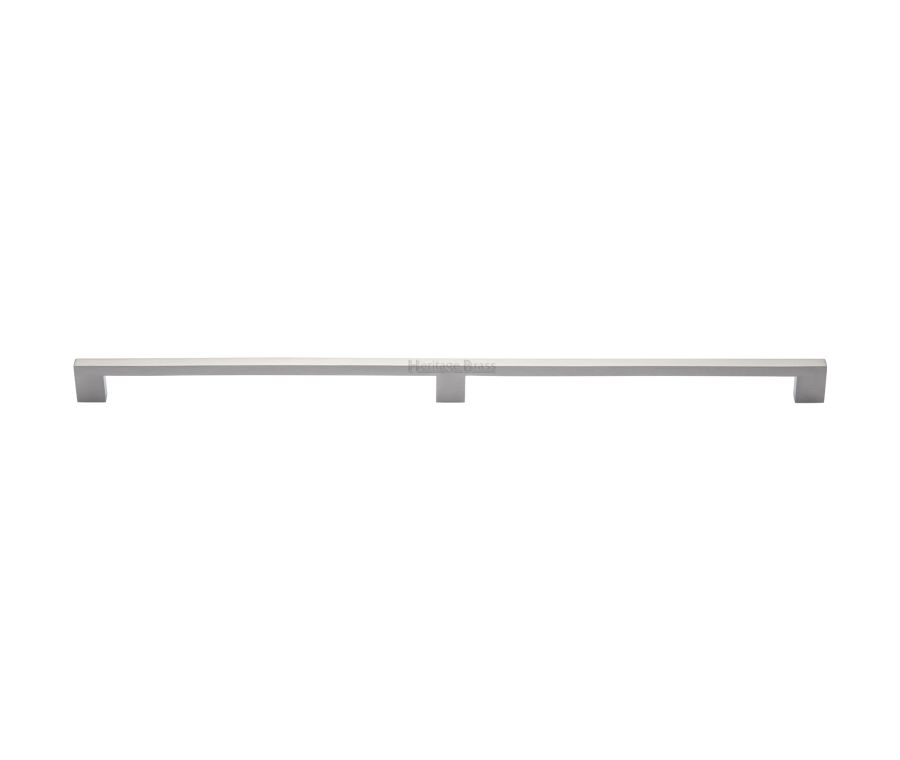 Heritage Brass Satin Nickel Metro Cabinet Pull Handle 480mm