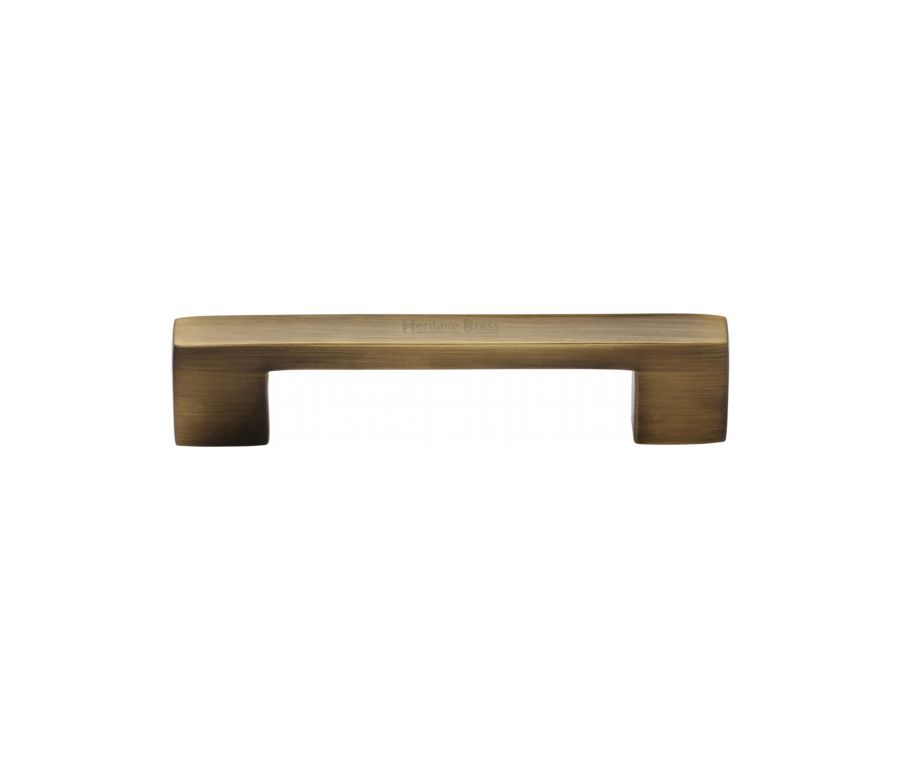 Heritage Brass Antique Brass Metro Cabinet Pull Handle 96mm