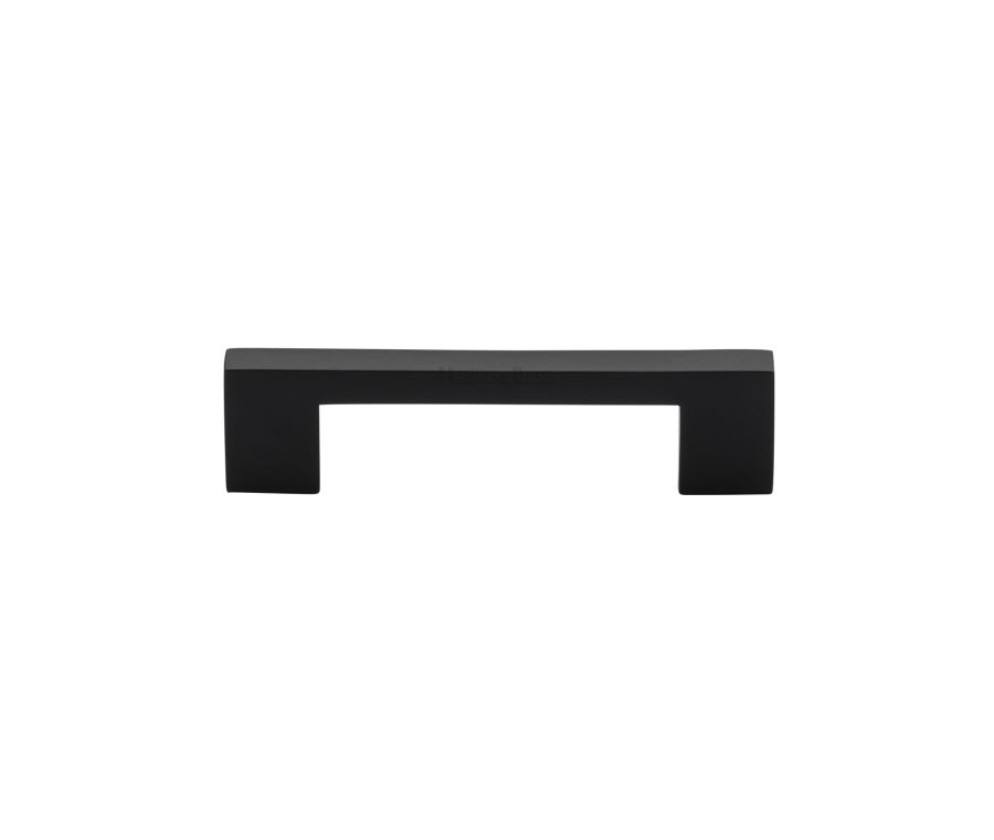 Heritage Brass Matt Black Metro Cabinet Pull Handle 96mm