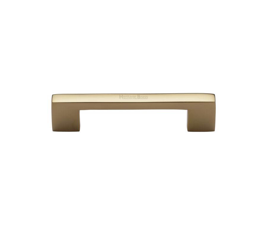 Heritage Brass Polished Brass Metro Cabinet Pull Handle 96mm