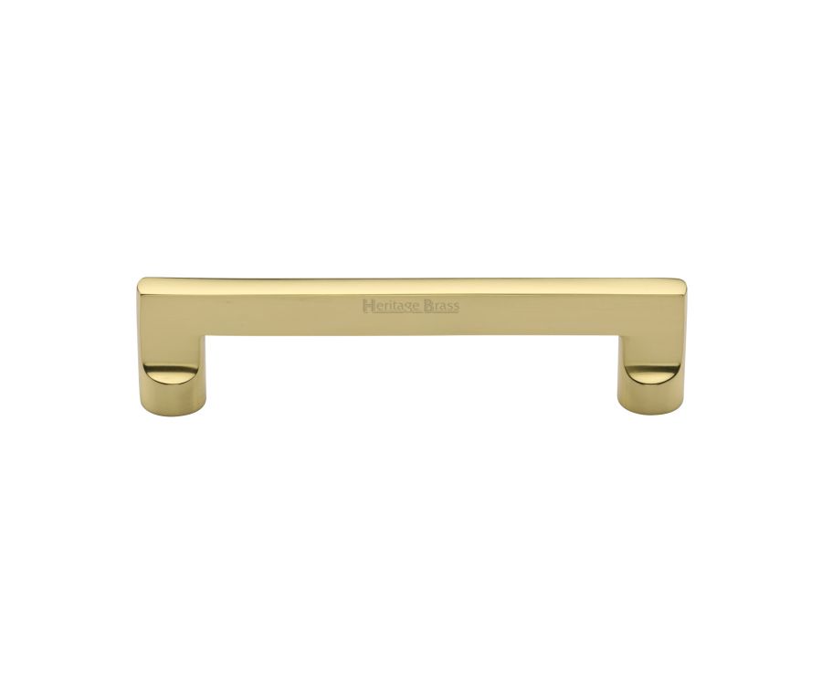 Heritage Brass Polished Brass Apollo Cabinet Pull Handle 128mm