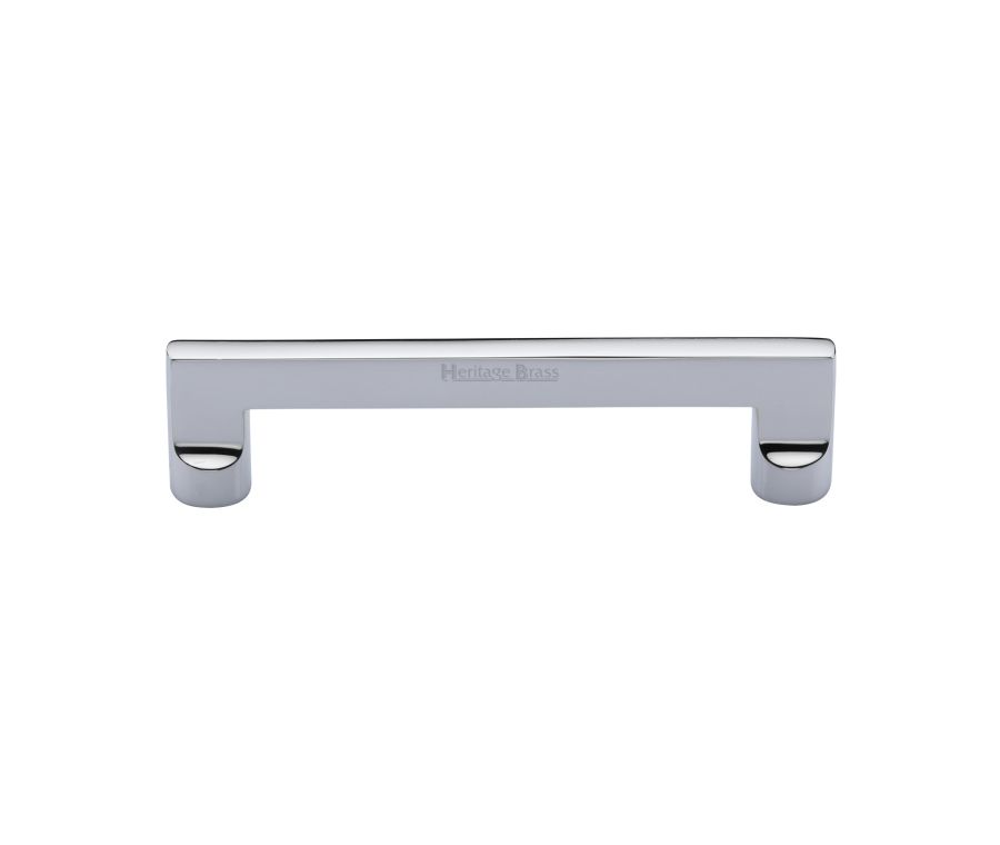 Heritage Brass Polished Chrome Apollo Cabinet Pull Handle 128mm