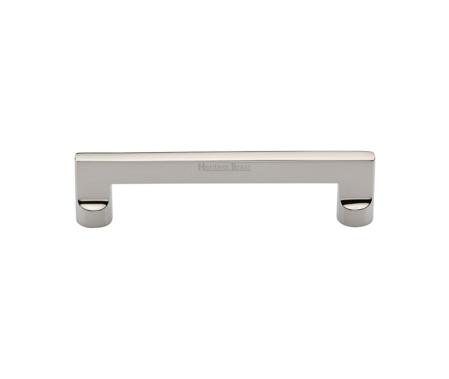 Heritage Brass Polished Nickel Finish Apollo Cabinet Pull Handle 128mm