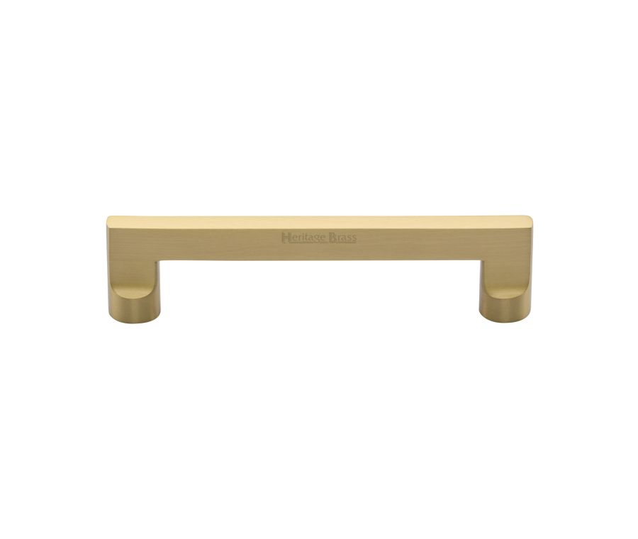 Heritage Brass Satin Brass Apollo Cabinet Pull Handle 128mm