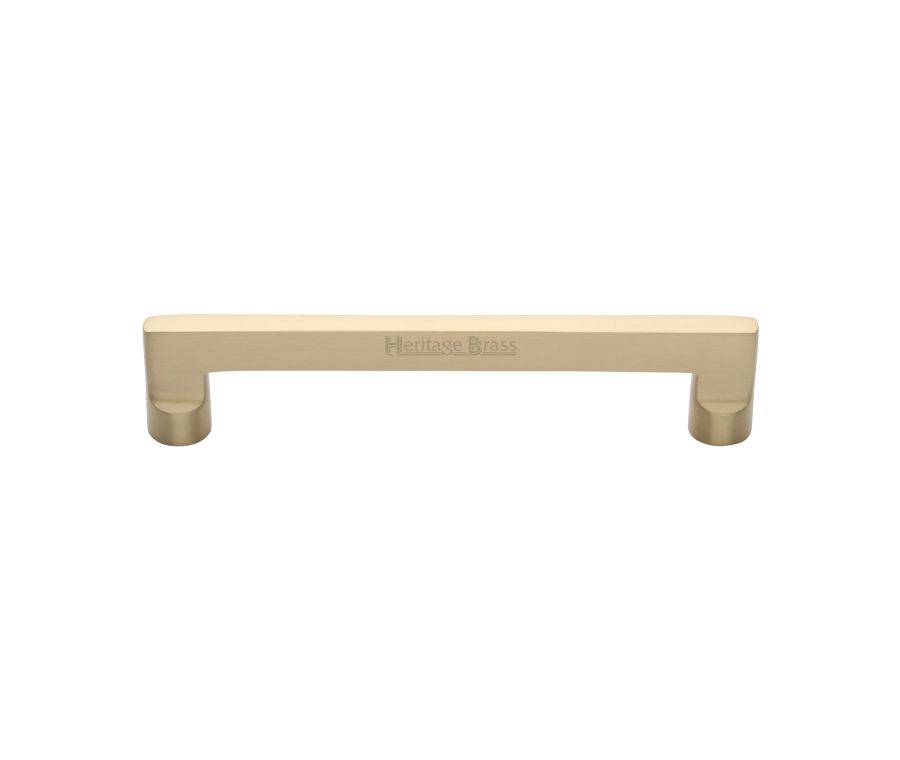 Heritage Brass Satin Brass Apollo Cabinet Pull Handle 160mm