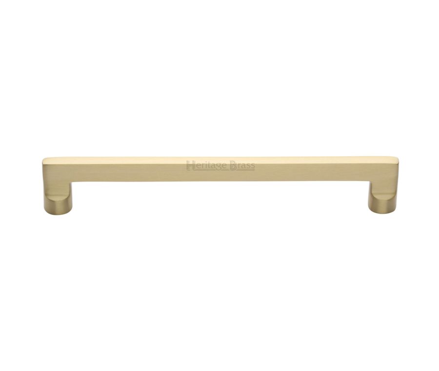 Heritage Brass Satin Brass Apollo Cabinet Pull Handle 256mm