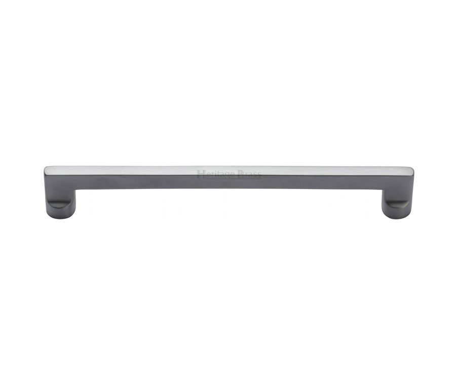 Heritage Brass Satin Chrome Apollo Cabinet Pull Handle 256mm