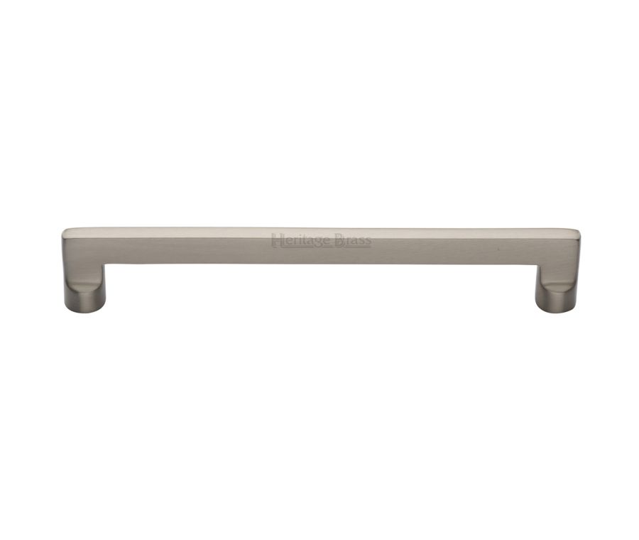 Heritage Brass Satin Nickel Apollo Cabinet Pull Handle 256mm