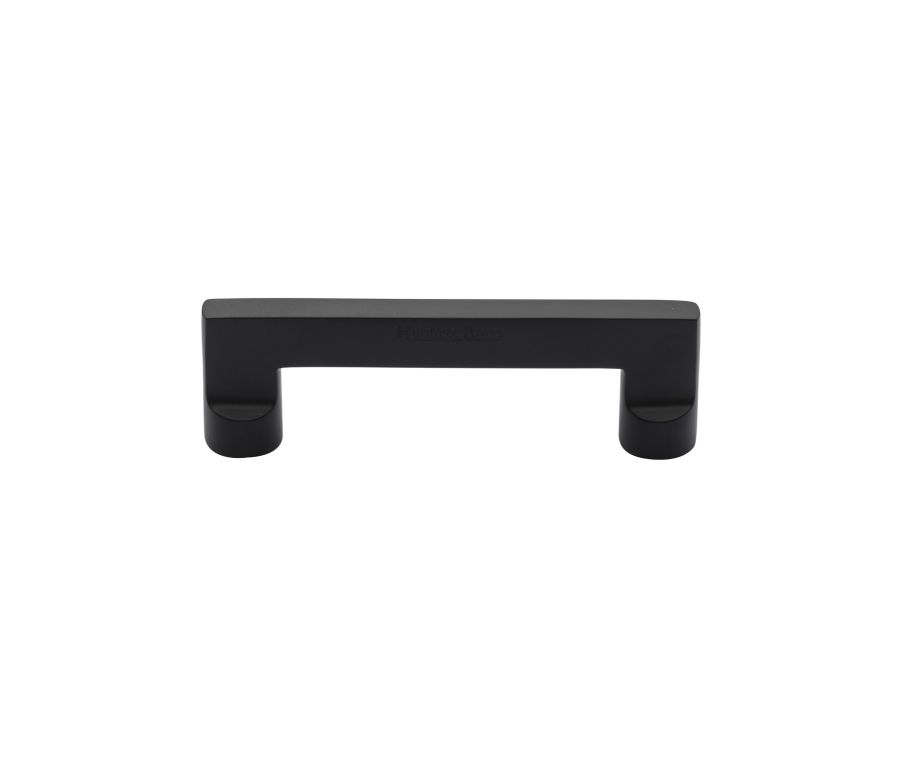 Heritage Brass Matt Black Apollo Cabinet Pull Handle 96mm