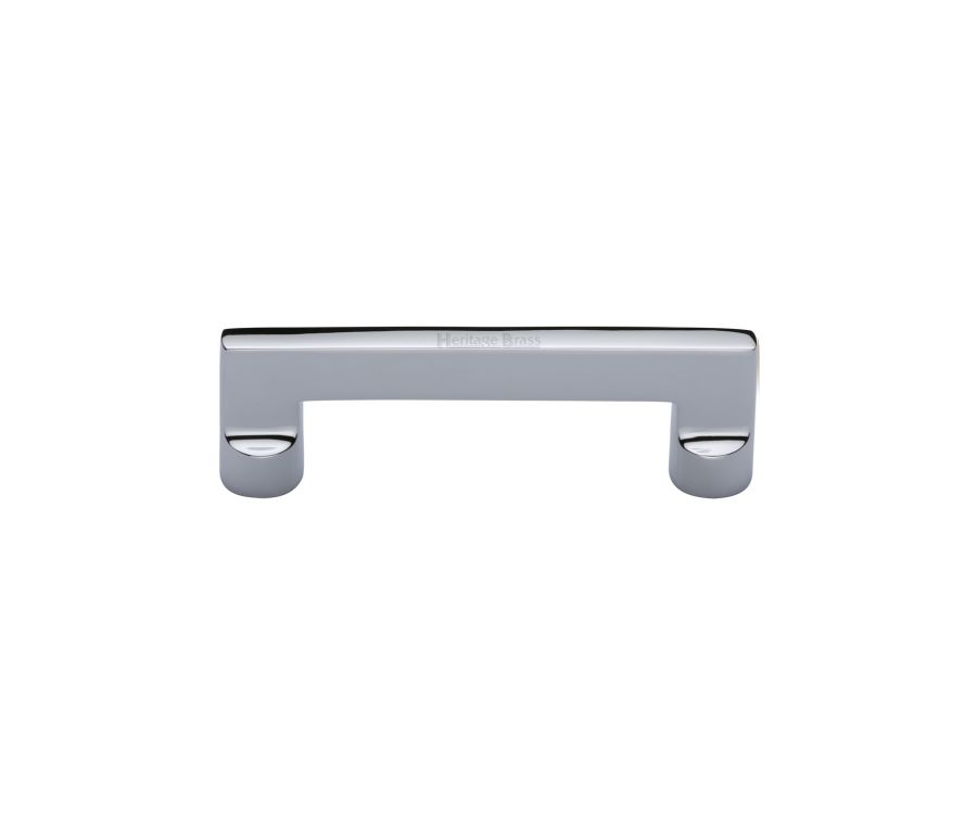 Heritage Brass Polished Chrome Apollo Cabinet Pull Handle 96mm