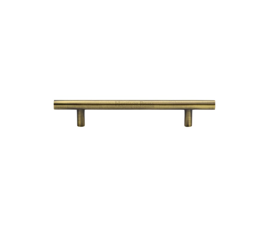 Heritage Brass Antique Brass T-Bar Cabinet Pull Handle 128mm