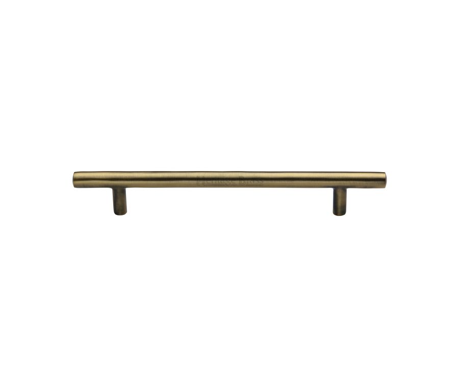 Heritage Brass Antique Brass T-Bar Cabinet Pull Handle 160mm