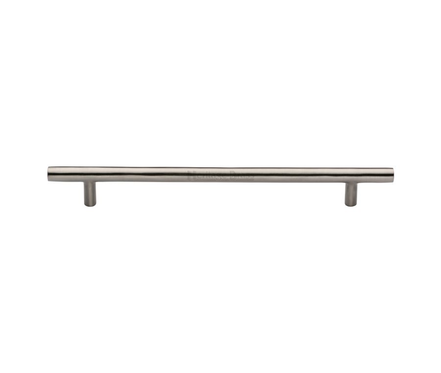 Heritage Brass Satin Nickel T-Bar Cabinet Pull Handle 203mm