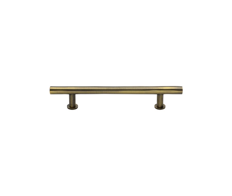 Heritage Brass Antique Brass T-Bar Cabinet Pull Handle with Rose 16mm