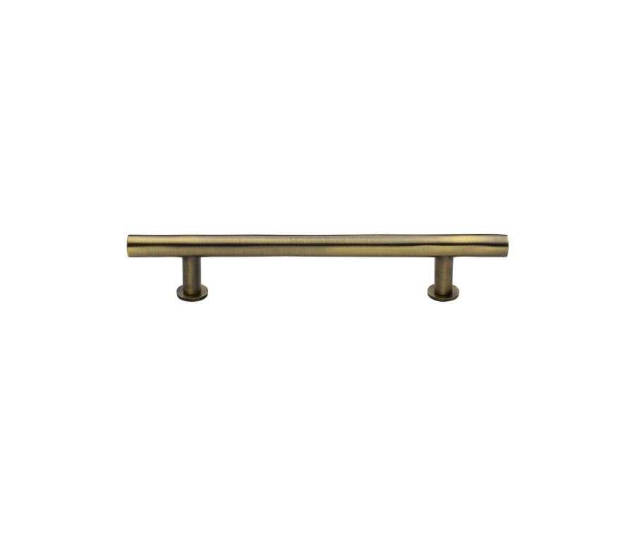 Heritage Brass Antique Brass T-Bar Cabinet Pull Handle with Rose 16mm