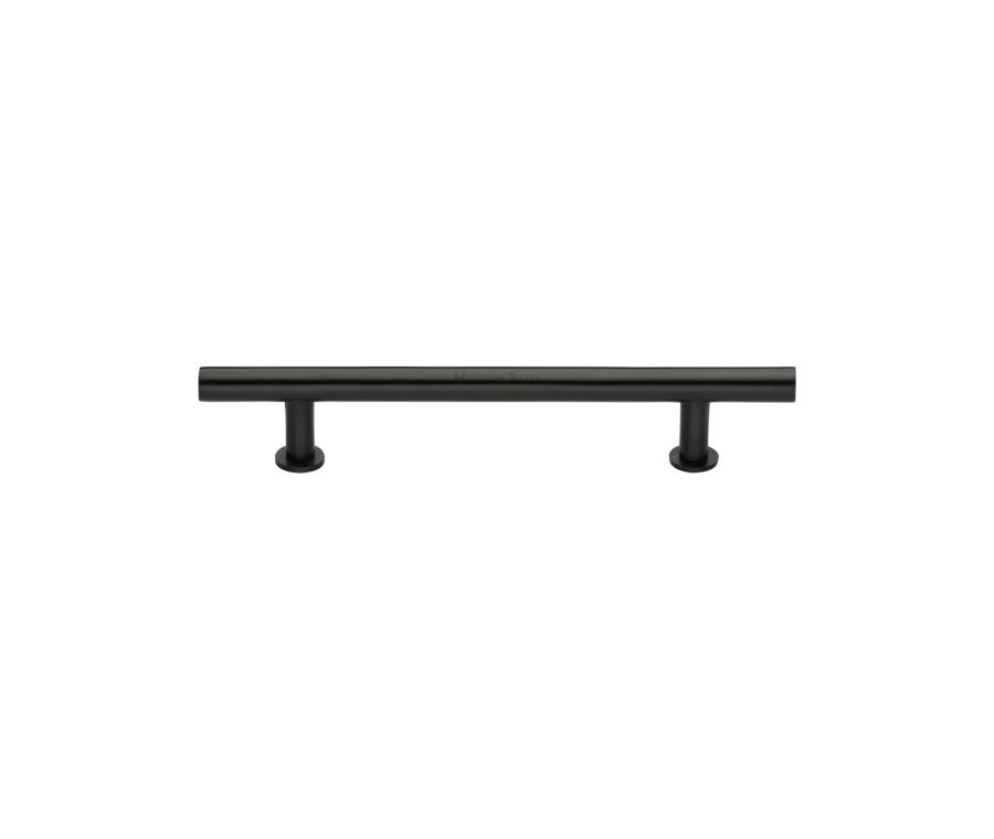 Heritage Brass Matt Bronze T-Bar Cabinet Pull Handle with Rose 16mm