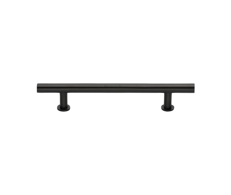 Heritage Brass Matt Bronze T-Bar Cabinet Pull Handle with Rose 16mm