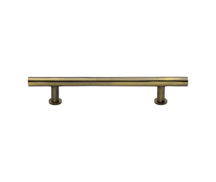 Heritage Brass Antique Brass T-Bar Cabinet Pull Handle with Rose 16mm