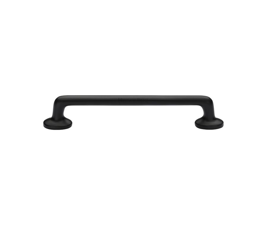 Heritage Brass Matt Black Traditional Cabinet Pull Handle 152mm