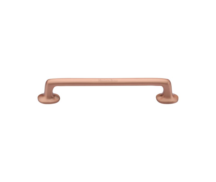Heritage Brass Satin Rose Gold Traditional Cabinet Pull Handle 152mm