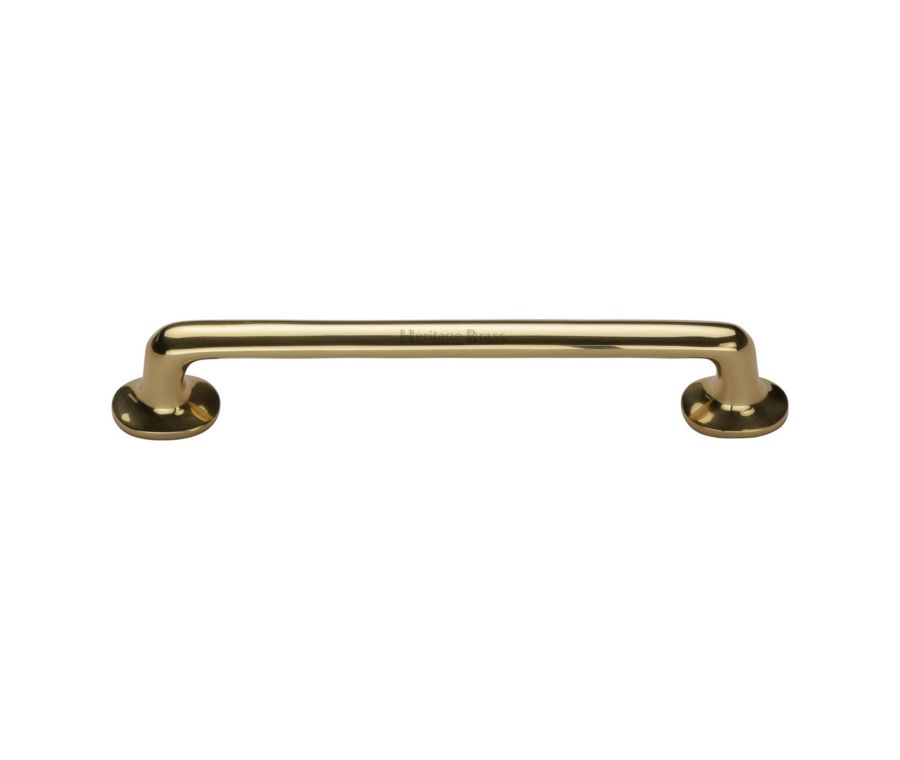Heritage Brass Polished Brass Traditional Cabinet Pull Handle 203mm