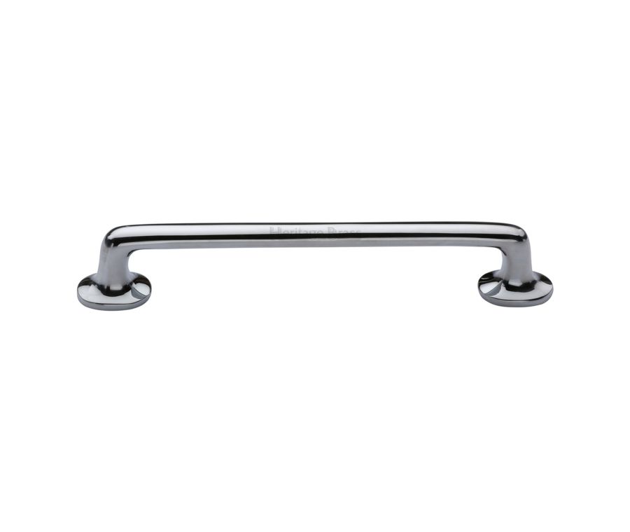 Heritage Brass Polished Chrome Traditional Cabinet Pull Handle 203mm