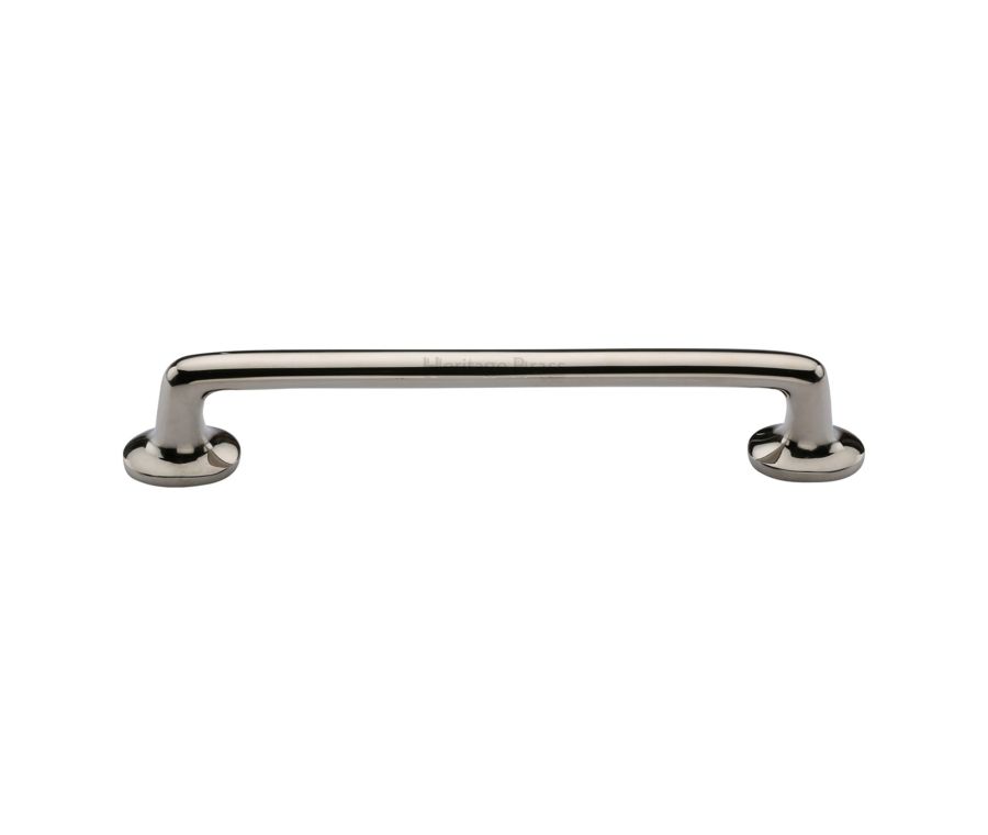 Heritage Brass Polished Nickel Finish Traditional Cabinet Pull Handle 203mm