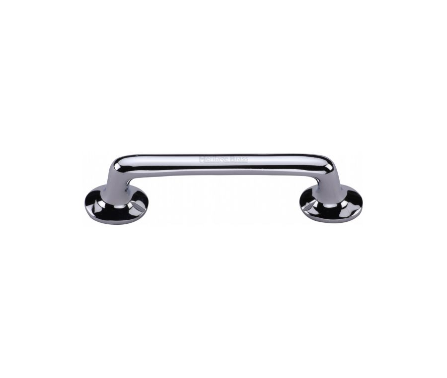 Heritage Brass Polished Chrome Traditional Cabinet Pull Handle 96mm