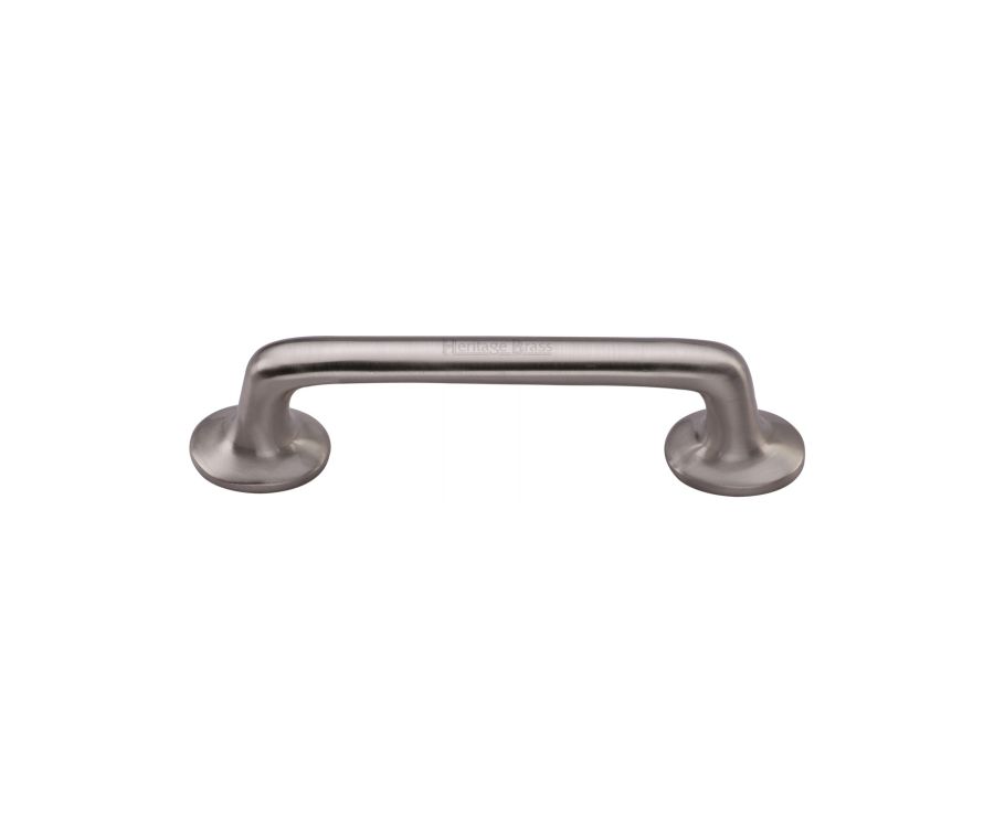 Heritage Brass Satin Nickel Traditional Cabinet Pull Handle 96mm