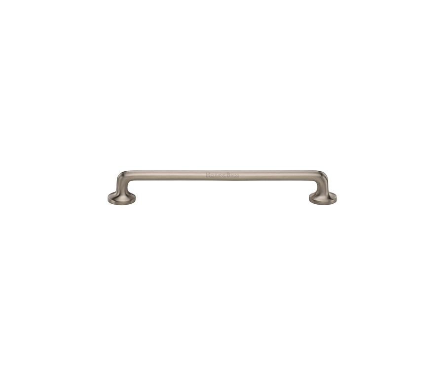 Heritage Brass Satin Nickel Traditional Cabinet Pull Handle 203mm