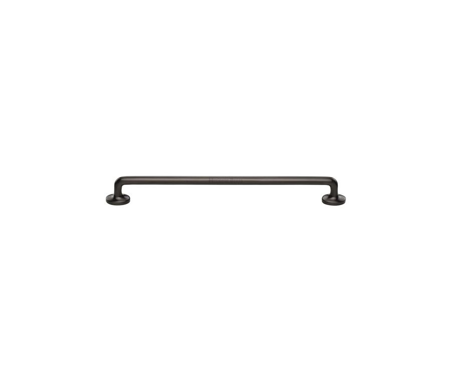 Heritage Brass Matt Black Traditional Cabinet Pull Handle 256mm