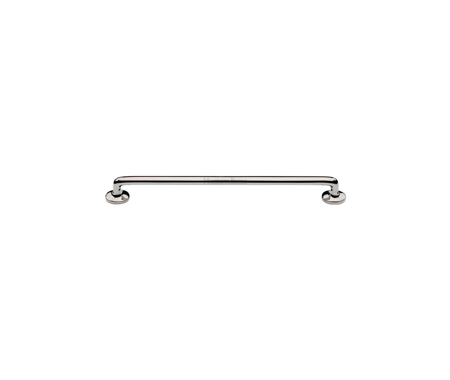 Heritage Brass Polished Nickel Finish Traditional Cabinet Pull Handle 256mm