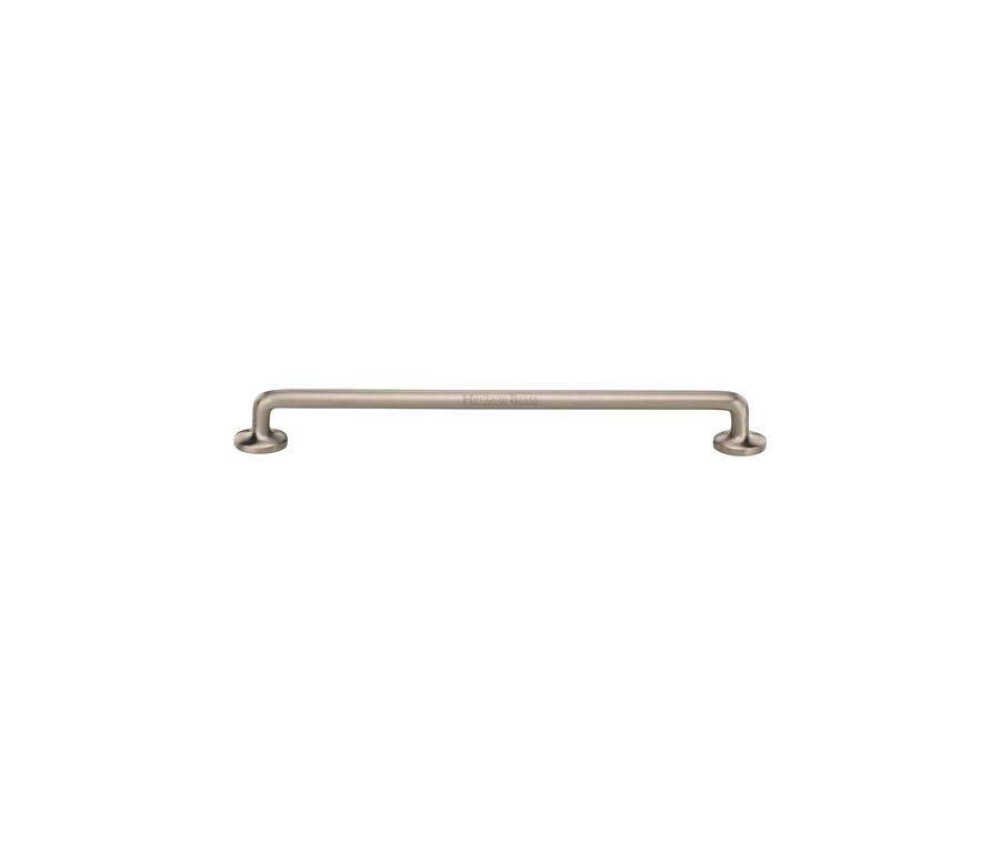 Heritage Brass Satin Nickel Traditional Cabinet Pull Handle 256mm