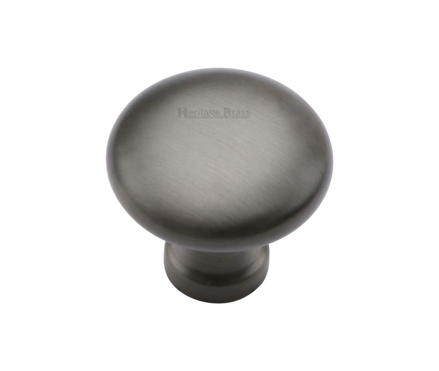 Heritage Brass Matt Bronze Victorian Round Cabinet Knob 32mm