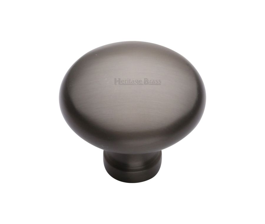 Heritage Brass Matt Bronze Victorian Round Cabinet Knob 38mm