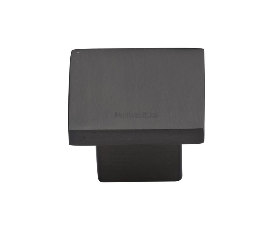 Heritage Brass Matt Bronze Classic Square Cabinet Knob 32mm