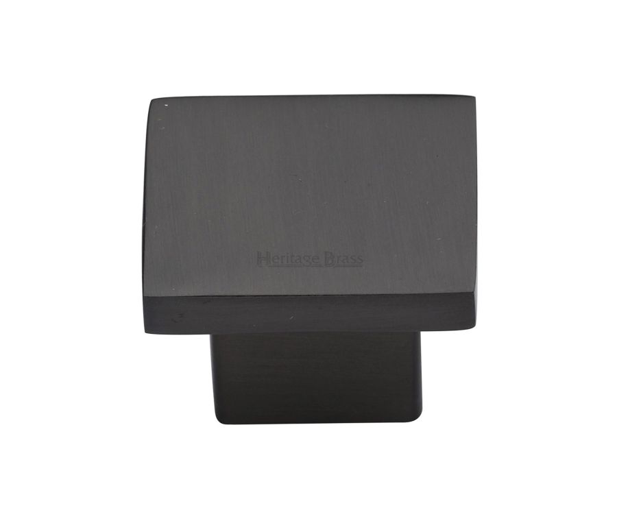 Heritage Brass Matt Bronze Classic Square Cabinet Knob 40mm
