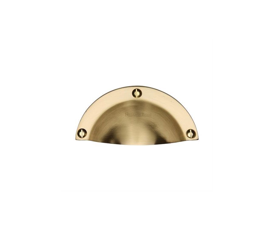 Heritage Brass Satin Brass Traditional Cabinet Drawer Pull