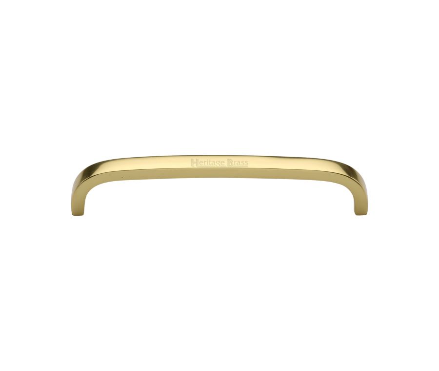 Heritage Brass Polished Brass Curved D Shaped Cabinet Pull Handle 152mm