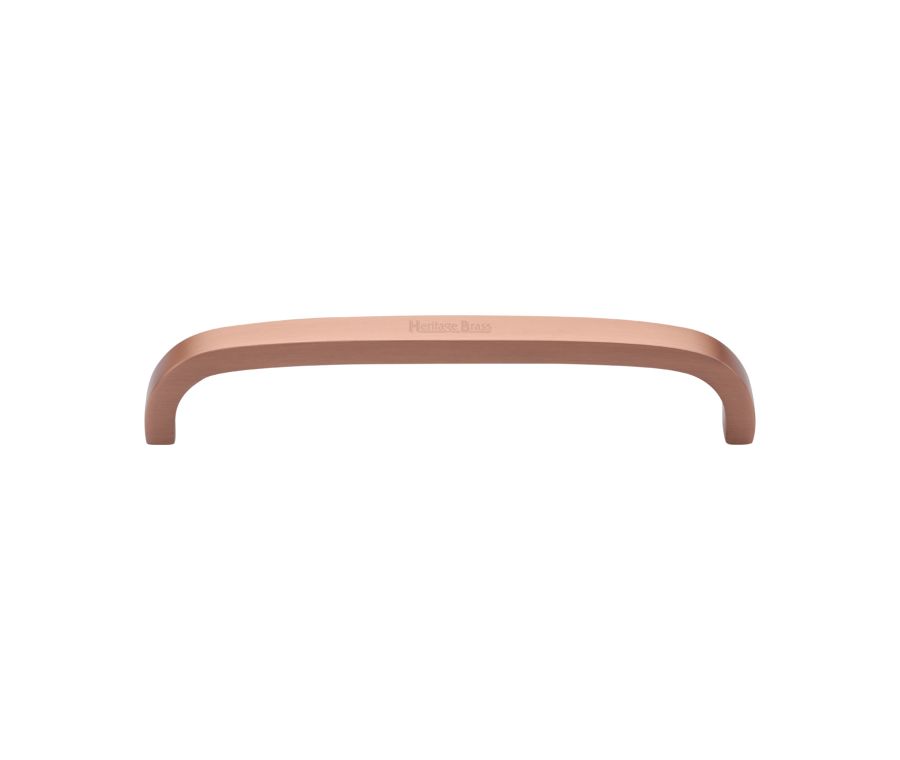 Heritage Brass Satin Rose Gold Curved D Shaped Cabinet Pull Handle 152mm