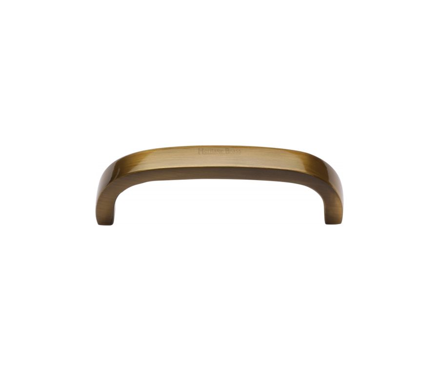 Heritage Brass Antique Brass Curved D Shaped Cabinet Pull Handle 89mm