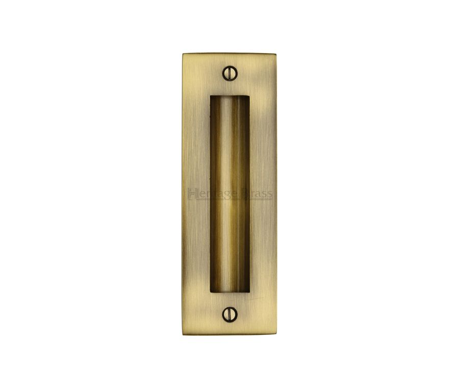Antique Brass Heritage Brass Flush Pull 152mm